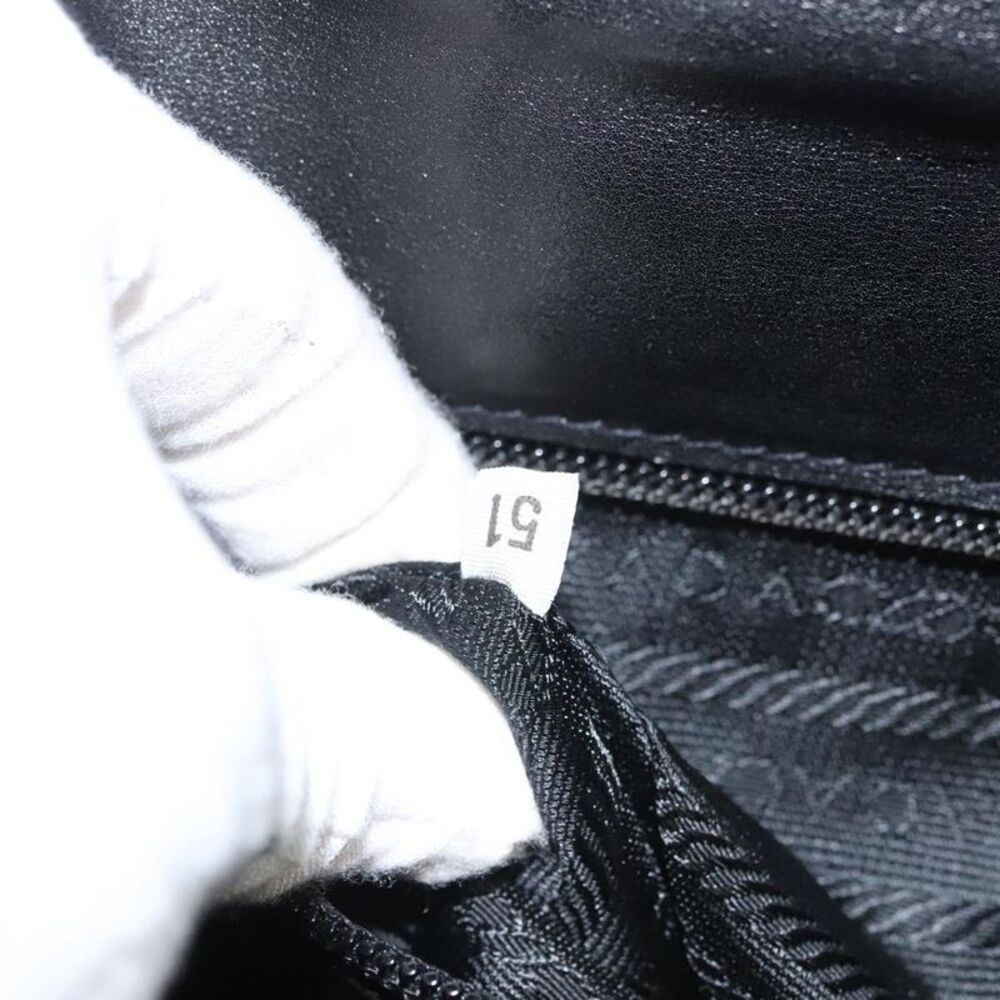Prada Black Leather Handbag (Pre-Owned) - Picture 14 of 16